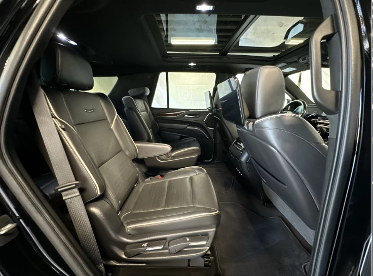Luxury sedan interior